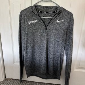 Nike Black and Gray Running Top